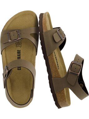 Comfortable Cork Footbed Sandals for Women with Ankle Backstrap - Stylish